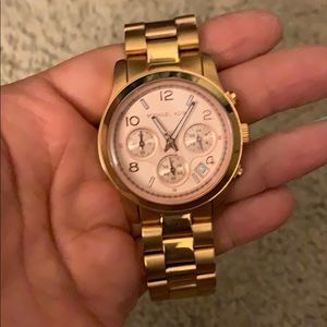 Rose Gold MK watch